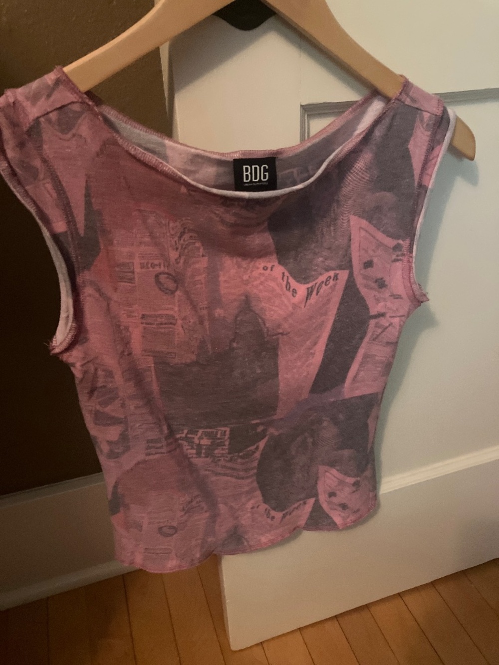 BDG newsprint tee